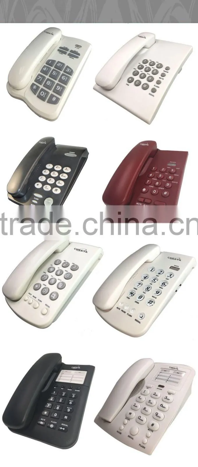 TP corded new telephone model from cheeta