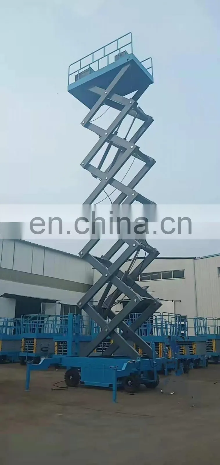 Hot selling movable hydraulic electric aerial scissor lifting platform mobile electric scissor lift