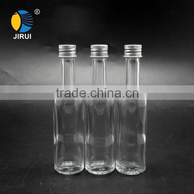 50cc glass wine bottle with tin lid