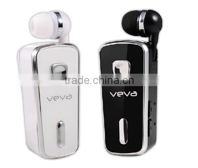 2013 Hotting! retractable bluetooth headset built-in usb stand time