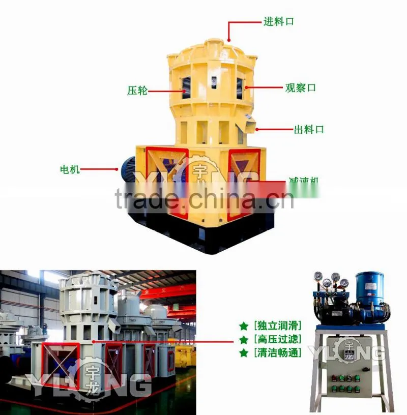 New Design New Candition Flat Die wood pellet mill