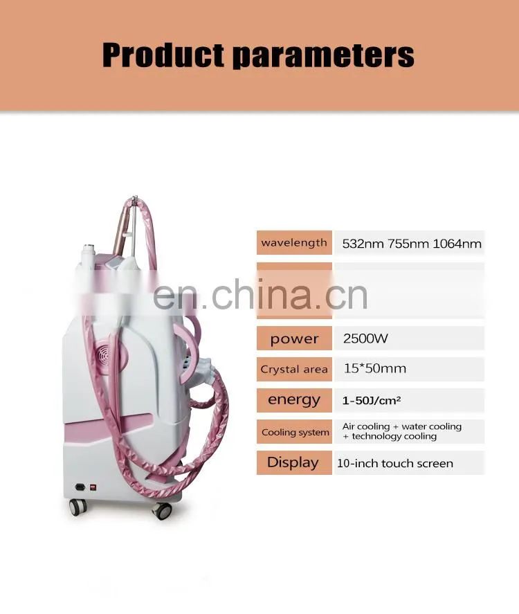 factory price 3 in 1picolaser 2020 opt nd yag rf tattoo removal pigmentation removal machine