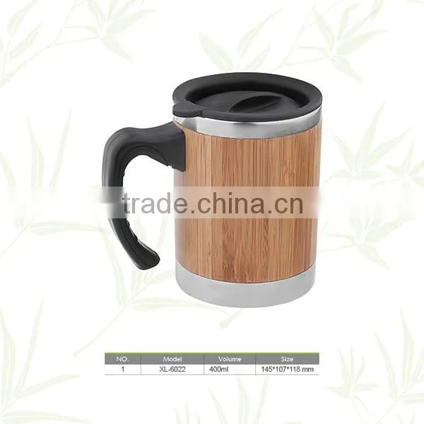 Hot selling 400ml bamboo cup with high quality