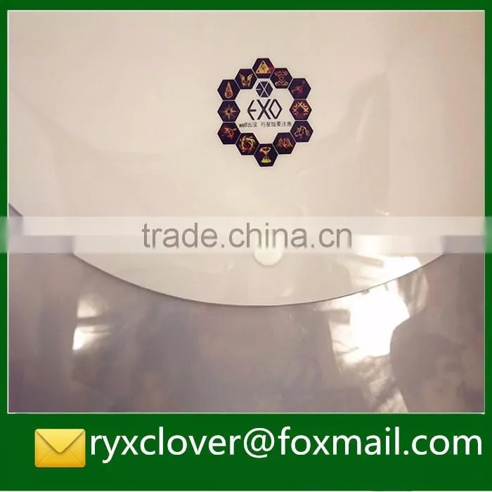 A4/FC PP button envelope plastic file bag with custom logo printing