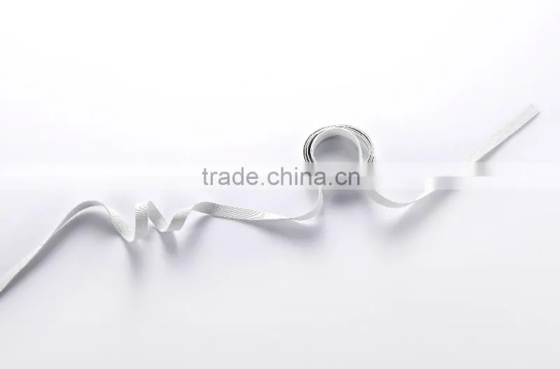 Natural Microgroove Latex Rubber Elastic Tape For Swimsuit