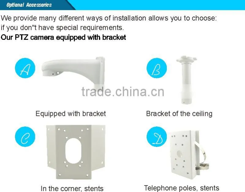 PTZ Bullet Camera 2.0 Megapixe 4X CMOS Waterproof Outdoor Zoom AHD PTZ Bullet