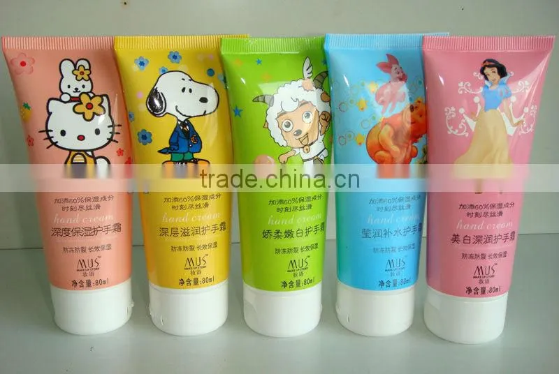 plastic clear packaging,pe soft tube,silkscreen printing packaging tubes