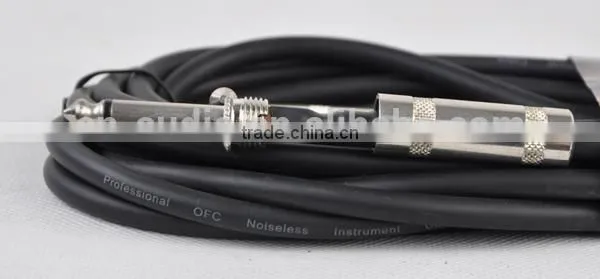 10 Feet Guitar Instrument Cable Jack With Right Angle IC065-10FT