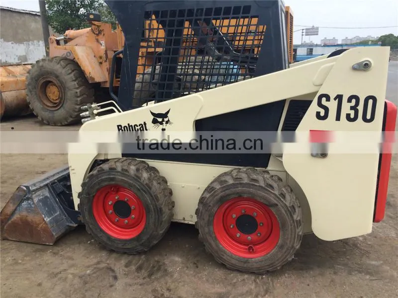 used 2013 made BOBCAT S130 compact skid steer loader for sale