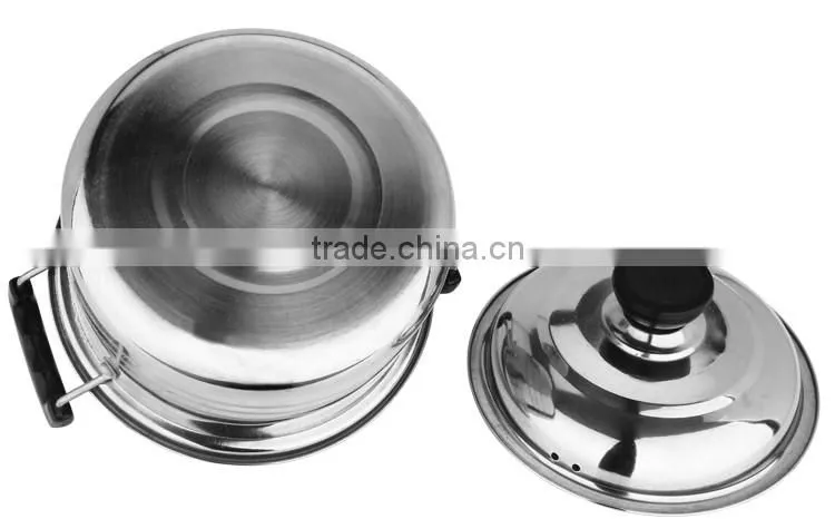 10PCS New Stylish Nice Shape Good Quality Competitive Price Stainless Steel Big Pot Stock Pot Soup Pot
