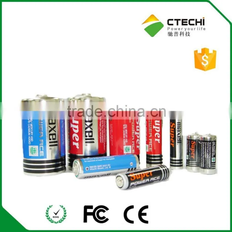 home use alkaline battery 1.5V Maxell LR6 AA battery