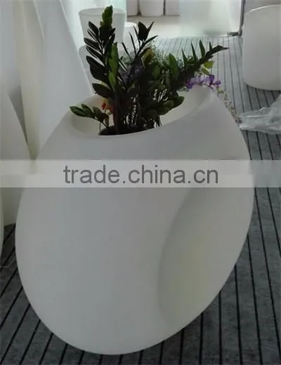 New PE plastic Flowerpot with LED lights & lighting YXF-11090