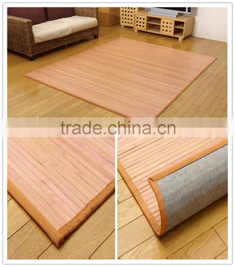 China made practical summer cool natural bamboo carpet rug