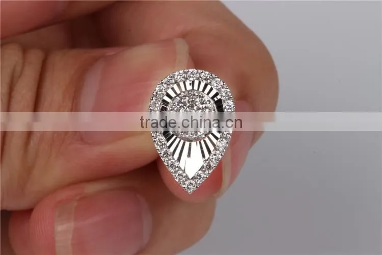 fashion jewelry sets diamond 18 karat gold earrings