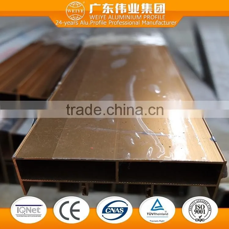 large glass windows aluminium alloy sliding window extrusion profile