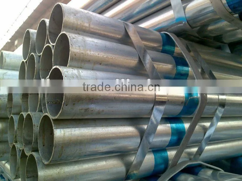 Q235 welded hot dipped galvanized steel pipe