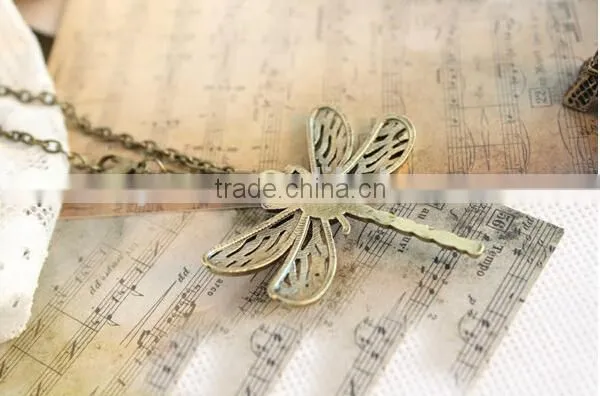 sweater chain Clothing Accessories vintage dragonfly pendant necklace