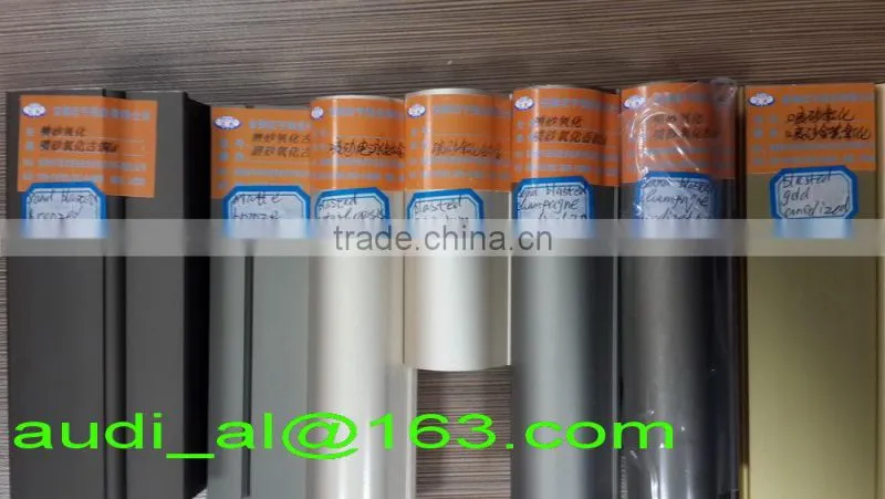 bronze aluminum extrusion profiles /Perfil de aluminio