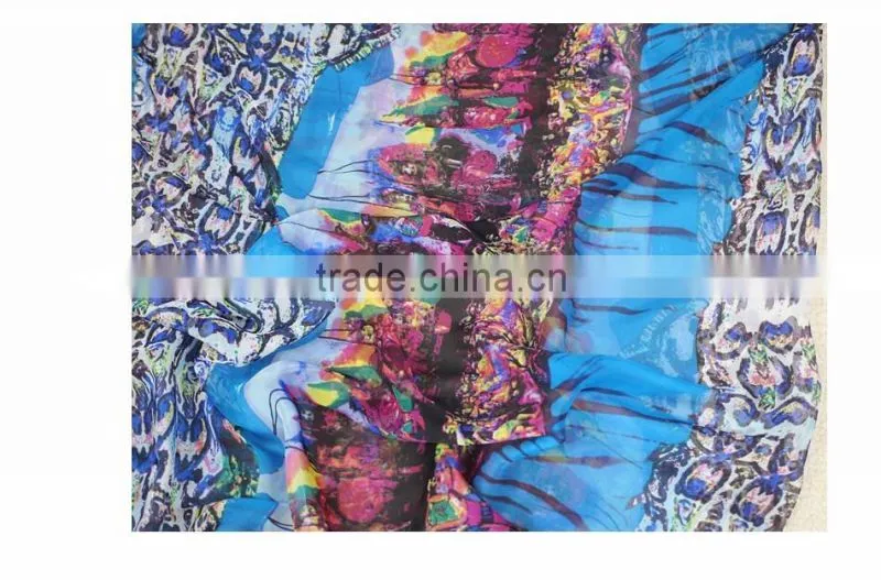 Supply 100% silk satin chiffon fabric