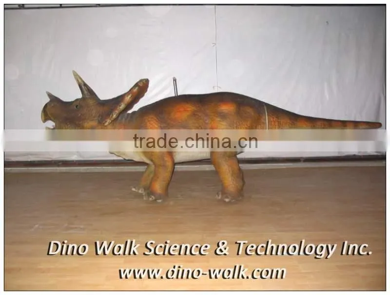 Amusement park outdoor mini dinosaur ride