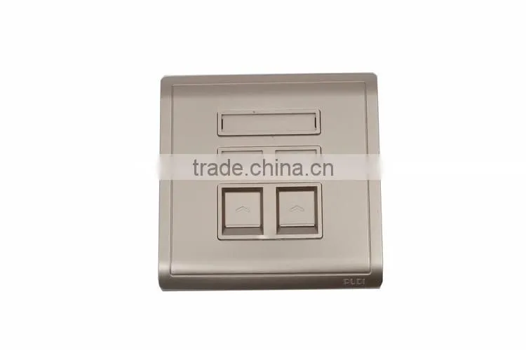 RJ45 Keystone 4 port Faceplate electric faceplate rj45