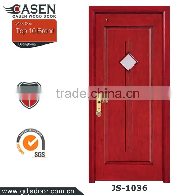 Decorative cheap bathroom door with frosted glass