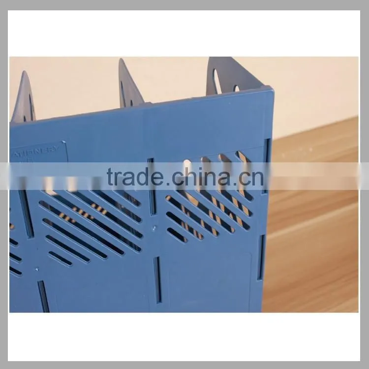 Hot sale office stationery desktop magazines rack with 4 compartments