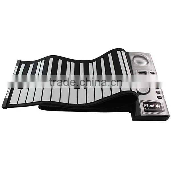 61 Keys Portable MIDI Flexible Keyboard Roll Up Piano