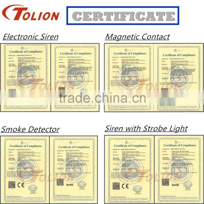Security Alarm System Set Components Wireless Infrared Detector