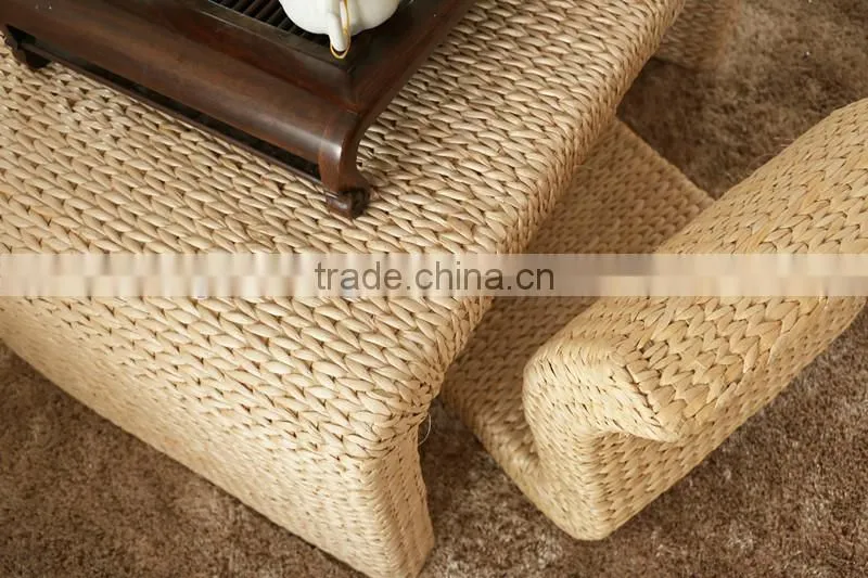 unique design environmental handmade natural fiber cornhusk tea table set