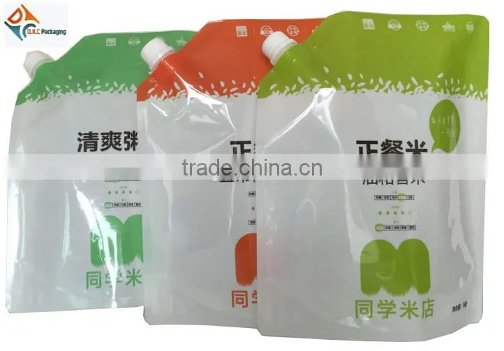 Doypack Spout Pouch Bags For Rice Packing