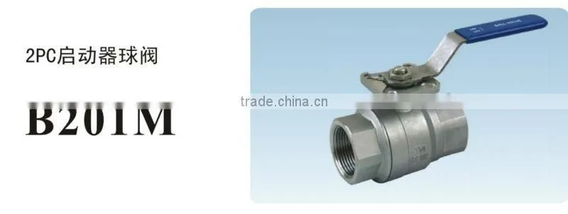 2pc ss316 ball valve with mounting pad