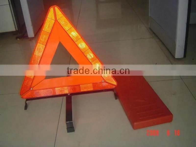 Road sign Flashing led warning triangle