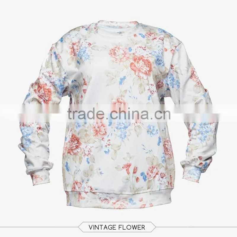 women's hoodies sweatshirt quality 3d digital print fullprint crewneck sweatshirt spring autumn unisex custom oversized pullover