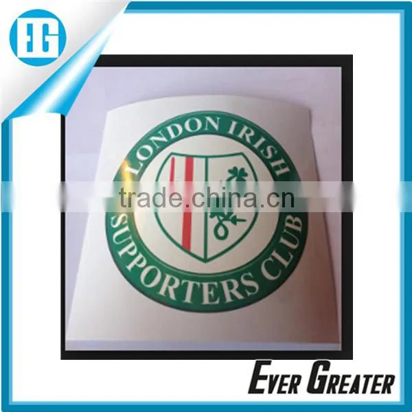 Custom double side printing static cling vinyl sticker, DIE CUT WINDOW STICKER custom car bumper sticker