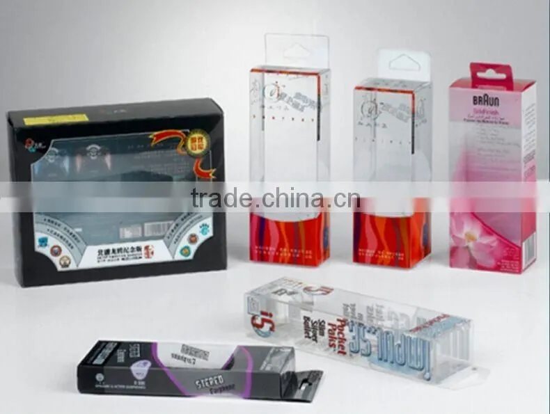 Clear plastic chocolate storage box