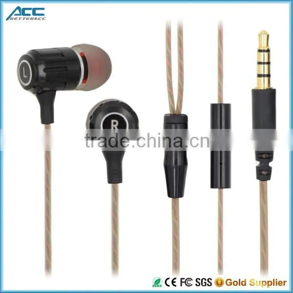 2016 New Handsfree Mini Metal earpieces, Earbuds With Mic