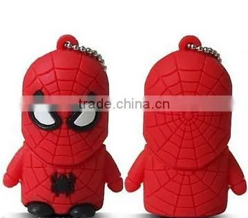 Fashion latest best gifts superhero usb flash drive for child