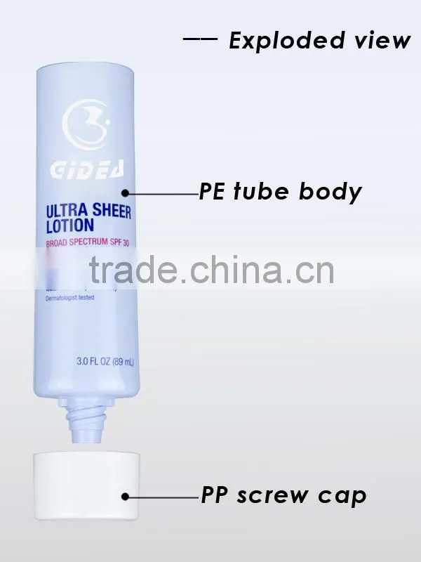 90g Light Blue Flat Oval Tube