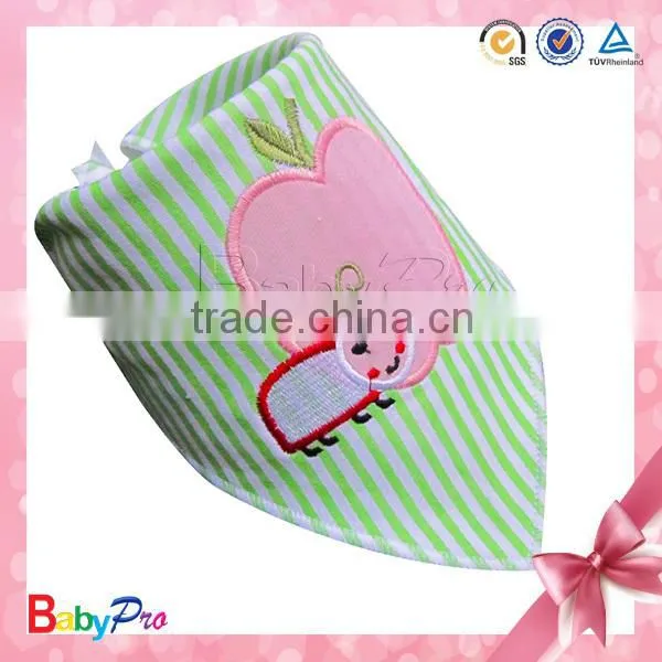 2015 High Quality Wholesale Apple And Insects Design Kids Scarf Baby Bib Scarf