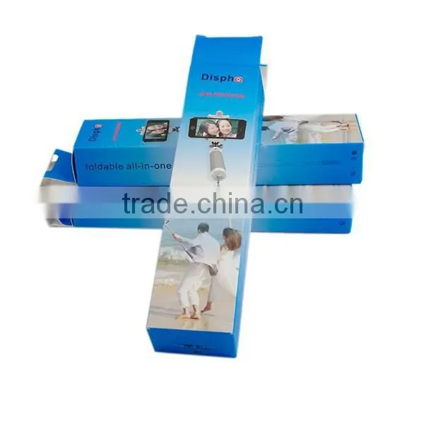 2015 newest design good quality extendable mini monopod foldable selfie stick with trade assurance