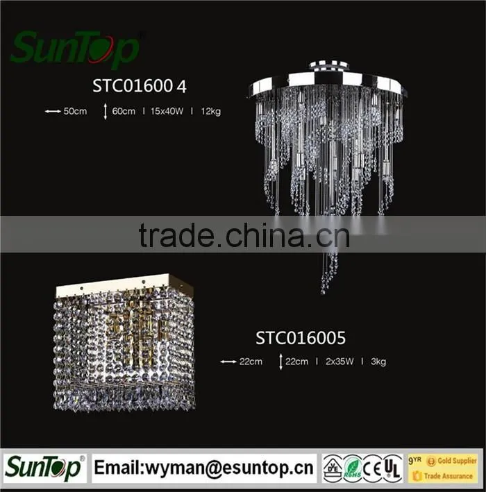 crystal ceiling lamp/luxury crystal chandelier/Crystal lamp modern in chandeliers & pendant lights
