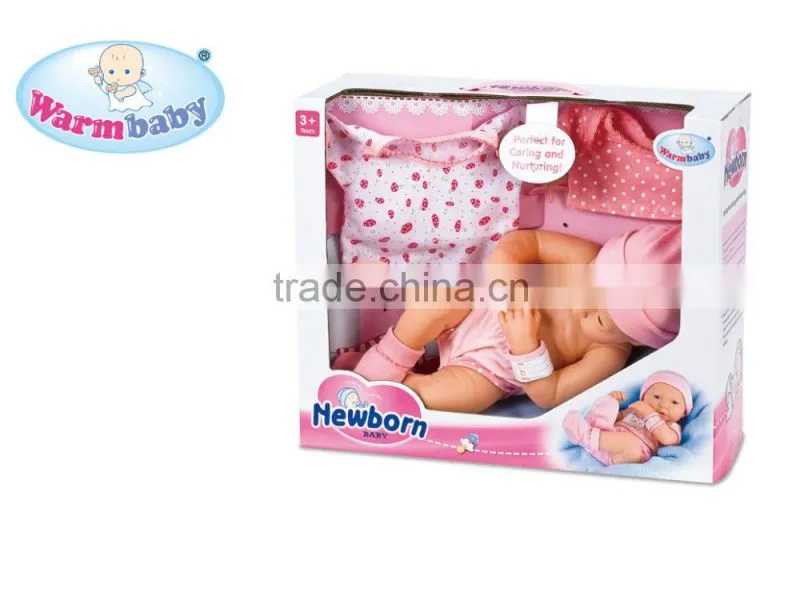 Newborn baby doll with clothes 14 inch