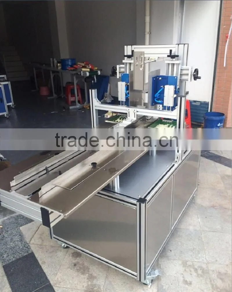 China machine automatic cake box gluing machine/take away food box making machine for sale