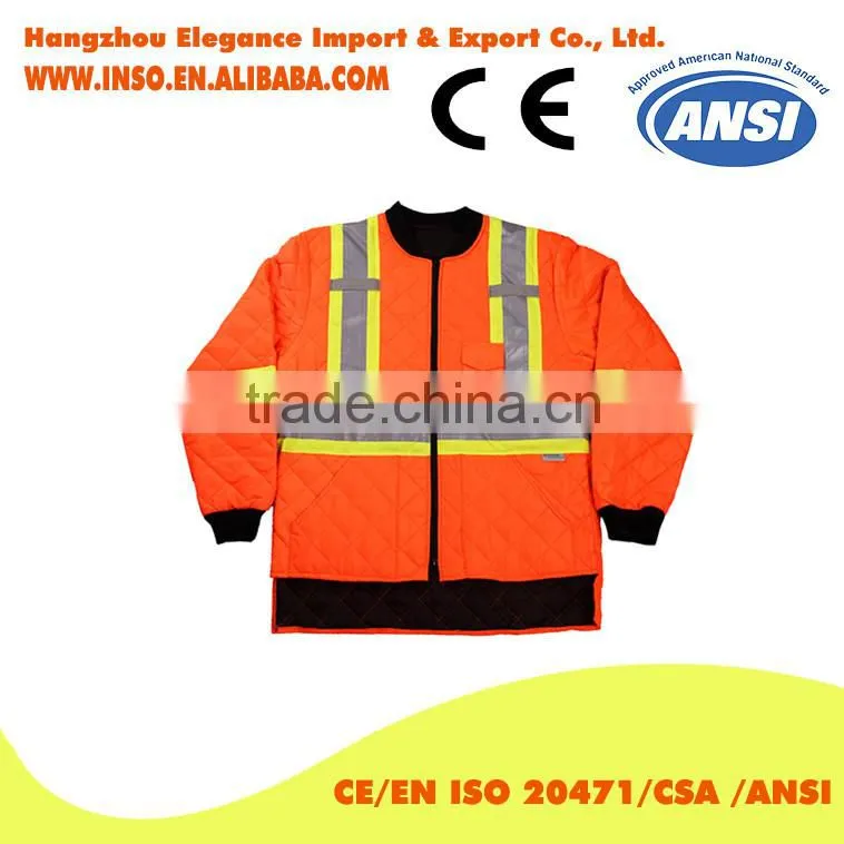 Winter Outdoor Workwear Coat Men Working Jacket Reflective Safety Jacket roadway safety