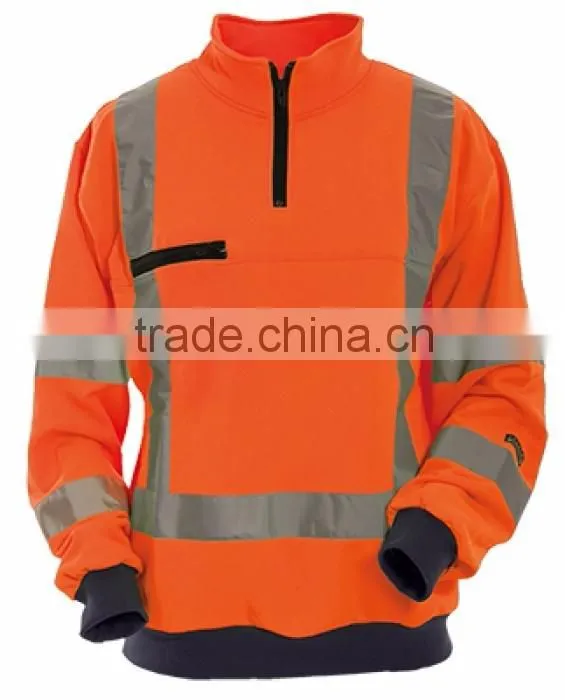 2016 New Winter Safety Work Wear Orange Hoodie Without caps