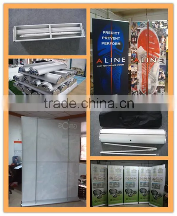 digital printing mini hand roll up banner horizont