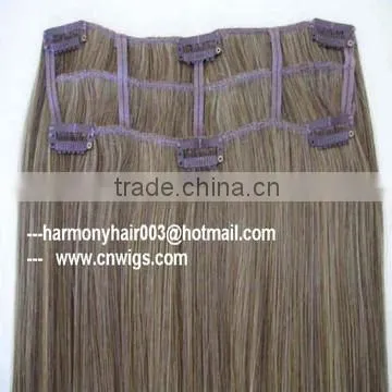 QUALITY REMY Mixed color clip on indian hair extensions