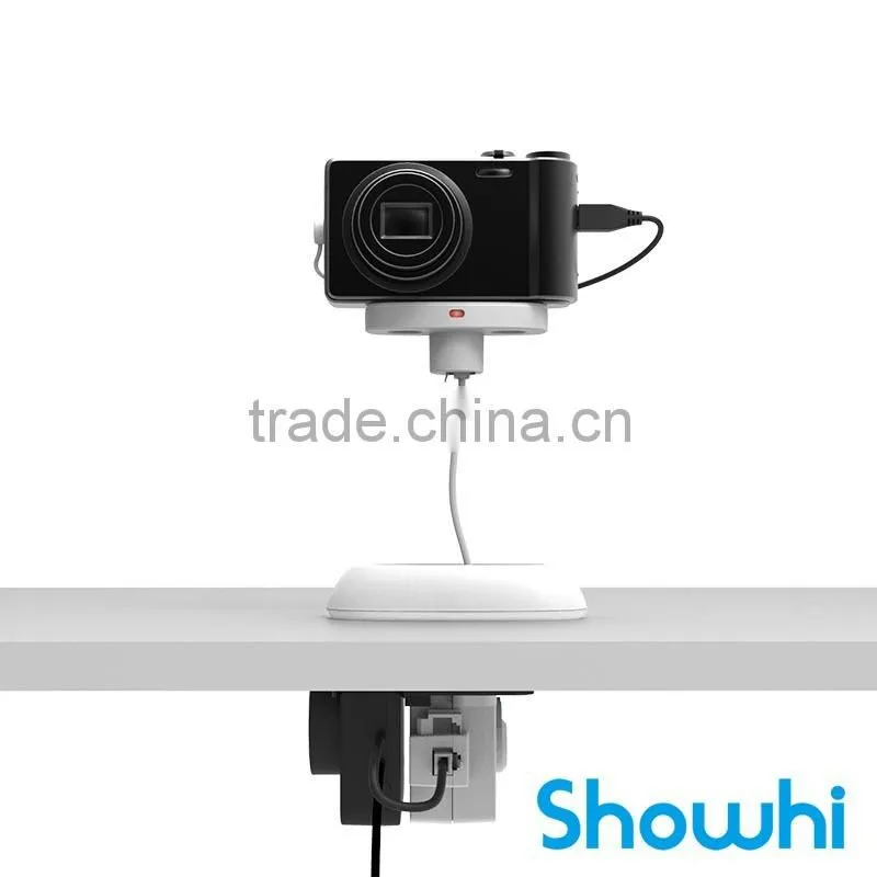 Showhi display product security flexible camera holder for exhibition with internal cable HR7510