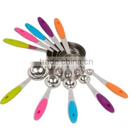 Hottest selling cheap price stainless steel measuring cups and spoon